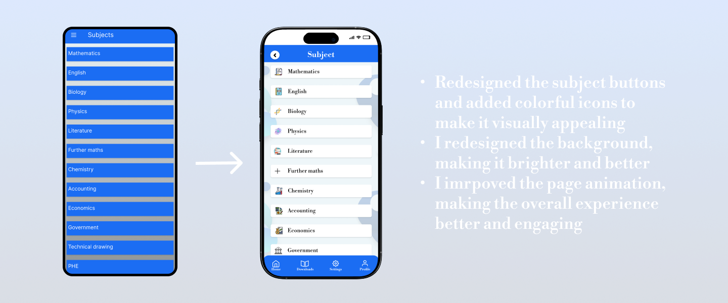 Redesigned App Screenshot